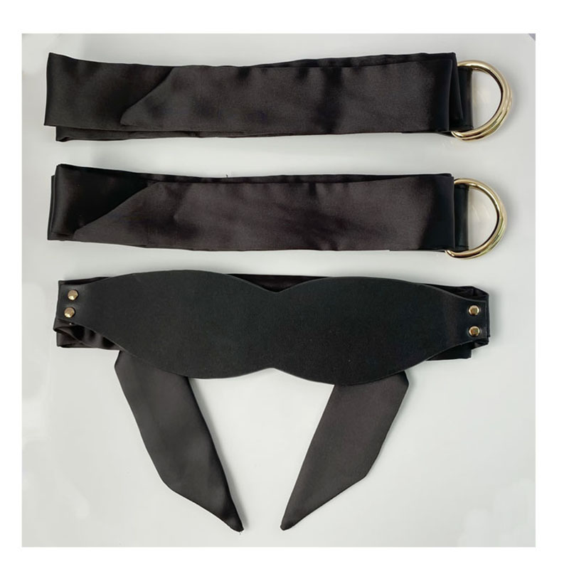 satin kaula kinky cuffs