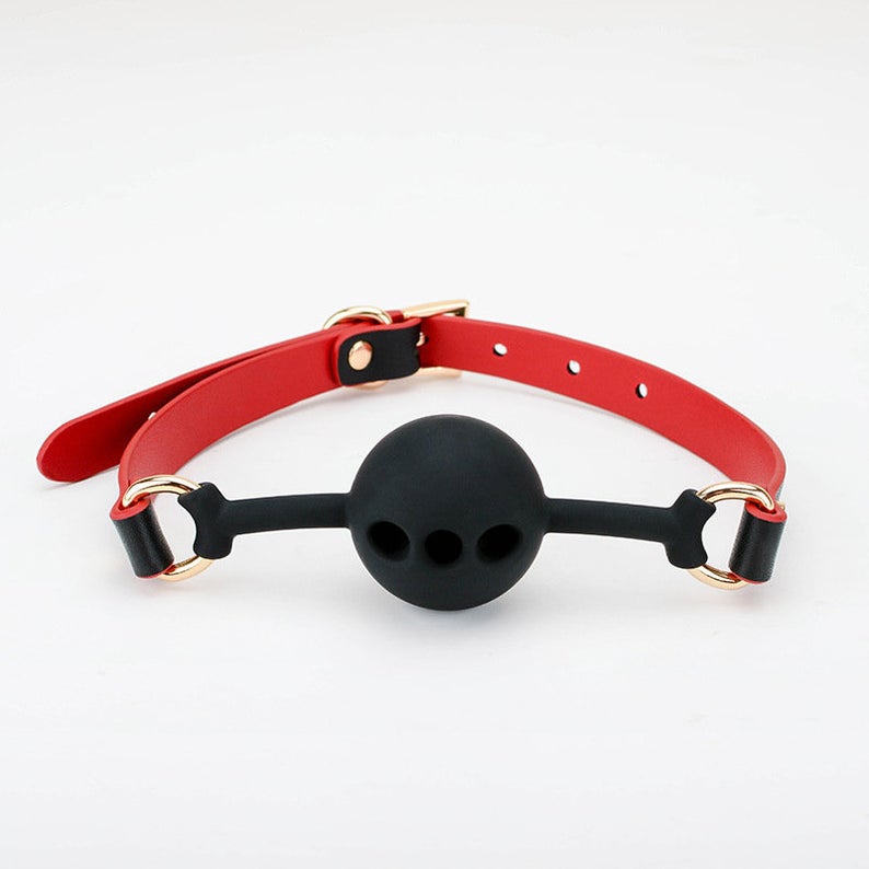 silicone hole ball gag