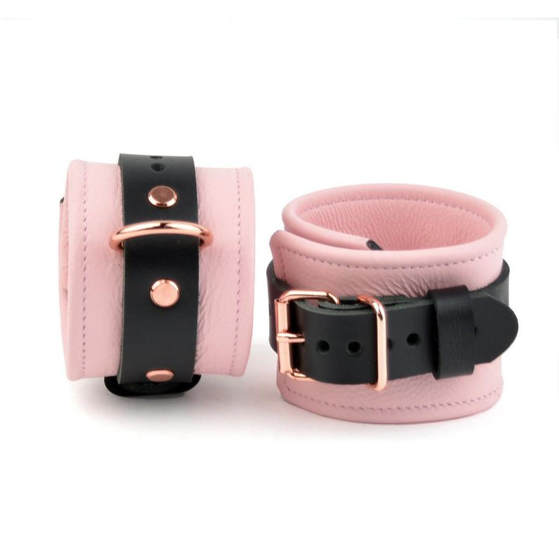 pink bondage cuffs